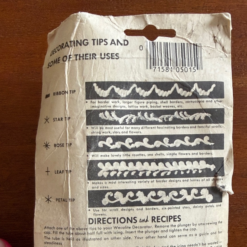 vintage Cake & Pastry Decorator - Brown and Pink - Picture 7 of 10